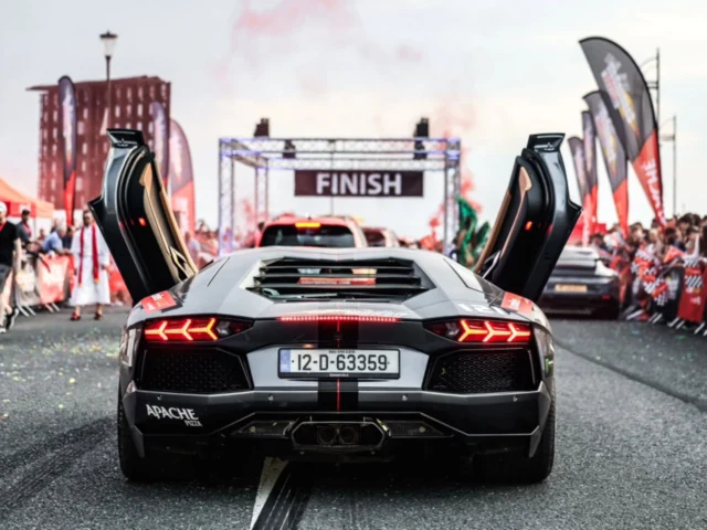 The Cannonball finish line in Galway was really something special.. @cannonballireland 
#cannonballire #cannonball2024
#phoenixprintworks #supercars #roadtrip #charity #jackandjillfoundation #carphotographer #galwayireland #cannonballireland #thepope
